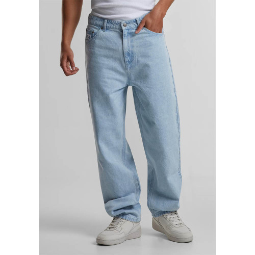 Karl Kani Ανδρικό παντελόνι OG Baggy Five Pocket Flames Denim